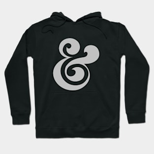 Minimalist Geometric Ampersand Hoodie